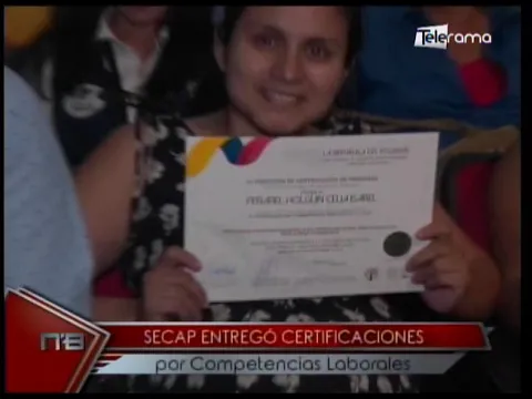 SECAP entregó certificaciones por competencias laborales