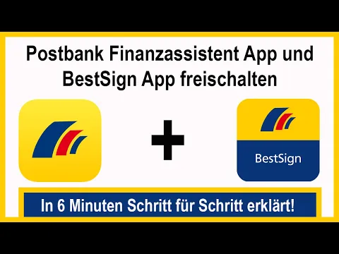 Download MP3 Postbank Finanzassistent App und BesSign App mit Aktivierungscode freischalten bzw. aktivieren.