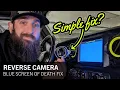 Reverse Camera Blue Screen Fix - Mopar Backup Camera Wire Replacement Tutorial
