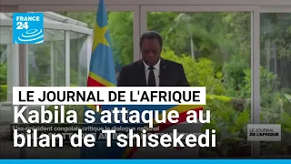 L'ancien président congolais Joseph Kabila s'attaque au bilan de Tshisekedi • FRANCE 24