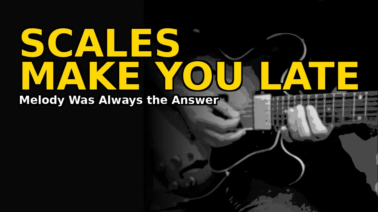 Why Thinking in Scales Makes Your Jazz Solo Sound Late #junewonchoi #voiceleading #jazzguitarsolo