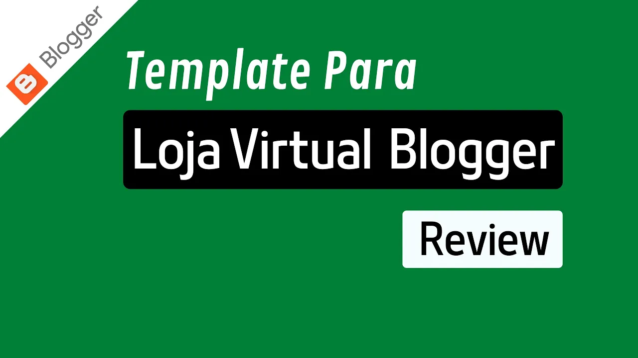 Template para Loja Virtual Alternativa no Blogger | Review Amazen