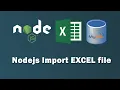 Nodejs Express MySQL Import Data from Excel File