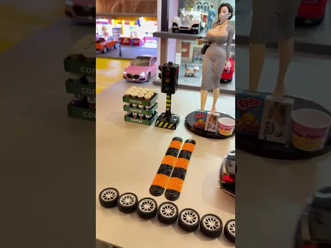 Speed Bump Challenge! 🚗💥 1:24 Model Car #automobile #bumping #car #toys