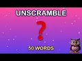Unscramble the Word Food Edition 50 Puzzles
