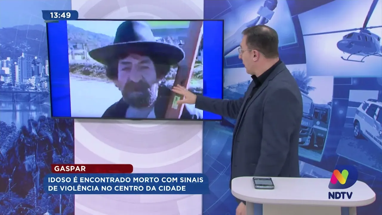 Gaspar: idoso é encontrado morto com sinais de violência no centro da cidade
