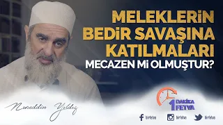 Meleklerin Bedir savaşına katılmaları mecazen mi olmuştur?