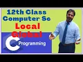 Lecture 51 Local Global Variables 12th Class 10th Class Computer Science