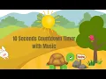 10 Seconds Countdown Timer with Music - The Tortoise and the Hare