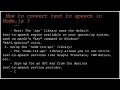 How to Convert Text to Speech in Node js