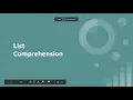 Intro to Python - List Comprehension