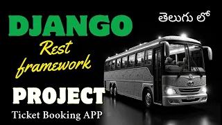 Django REST framework - Project Bus Ticket Booking App