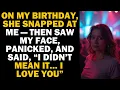 Download Lagu Ze viel me aan op mijn verjaardag, raakte toen in paniek en zei: \