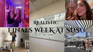 REALISTIC FINALS WEEK AT SDSU junior year balance studying going out