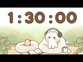 90 Minute Timer 1 hour 30 minute Study Timer for Classroom Focus