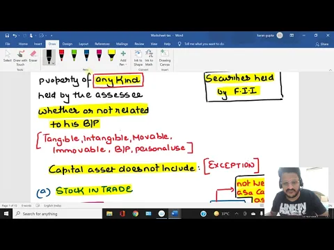 Download MP3 Capital Gains: Lecture 1 (Section 45 and 2(14) of Income Tax Act) (CA INTERMEDIATE)