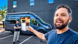 We Put a Massive King Bed in a Ford Transit AWD Campervan!