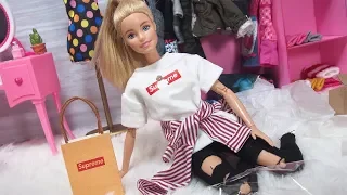 Barbie Unboxing 3 Barbie Doll Online Shopping Supreme Clothes Haul Barbie Stop Motion 