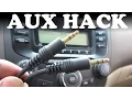 1 AUX Stereo Input Hack