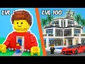 LEVEL 1-100 LEGO house