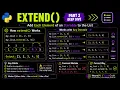 Part2 - Python extend Full explanation with examples NeuralAICodeCraft