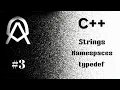C 03 Strings Namespaces Typedef in C Explained C Programming for Beginners