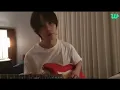 beomgyu playing ‘wonder’ (by adoy) on his electric guitar 🎸