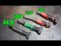 Pricey New Snap-On Matco Ratchets vs Milwaukee DeWALT