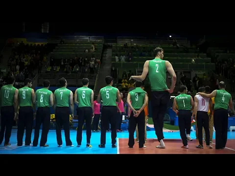 246cm Tall Volleyball Player Morteza Mehrzad (HD)