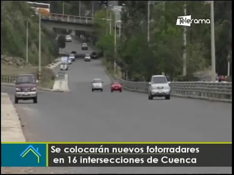 Se colocarán nuevos fotorradares en 16 intersecciones de Cuenca