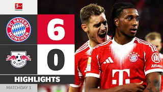 offensive power overwhelms leipzig fc bayern rb leipzig highlights md 1 bundesliga 2025 26