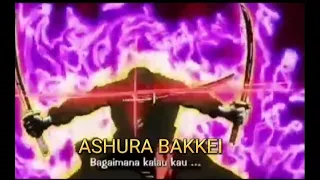 zoro vs kaido zoro mengeluarkan jurus ashura bakkei
