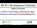 QT C Database Application Programming Tutorial