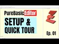 PureBasic Editor - Setup Quick Tour