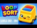 Loop Sort Levels 282-284 Satisfying Relaxing Gameplay No Commentary