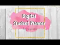 UNDATED DIGITAL STUDENT PLANNER Free GoodNotes Academic Student Planner First Impressions