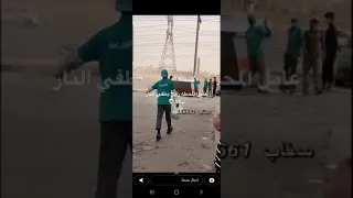 عامل المحطة رايح يطفي النار ب 91 