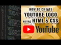 How To Create Youtube Logo Using HTML and CSS - TianDev