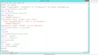 Python Programming basics part 2