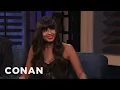 Jameela Jamil s First DJ Gig Was Sir Elton John s Birt ay Party CONAN on TBS