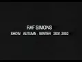 Lagu Raf Simons Autumn/Winter 2001-2002 \