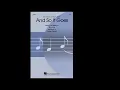 And So It Goes (SATB Choir) – Arranged by Audrey Snyder