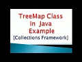 TreeMap in java with example