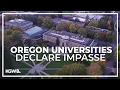 Staff at Oregon universities declare impasse