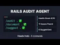Rails Codebase Audit in Minutes Claude Code Agent Demo Audit Docs Refactor