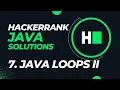 Hackerrank Java Solutions - Day 7 Java Loops II Hindi