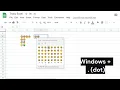 Add Emoji s on your Excel or Google Sheets