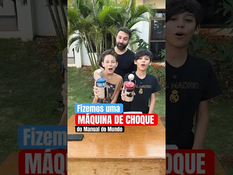 Fizemos a máquina de choque do manual do mundo, será que deu certo?