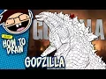 How to Draw GODZILLA Godzilla 2014 Movie Narrated Easy Step-by-Step Tutorial