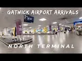 Walk Through London Gatwick North Terminal Arrivals Airside Airside